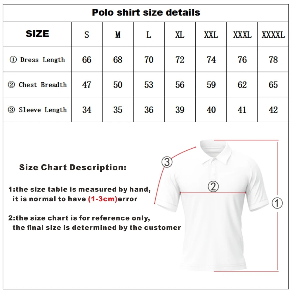 Breathable Summer Golf Polo