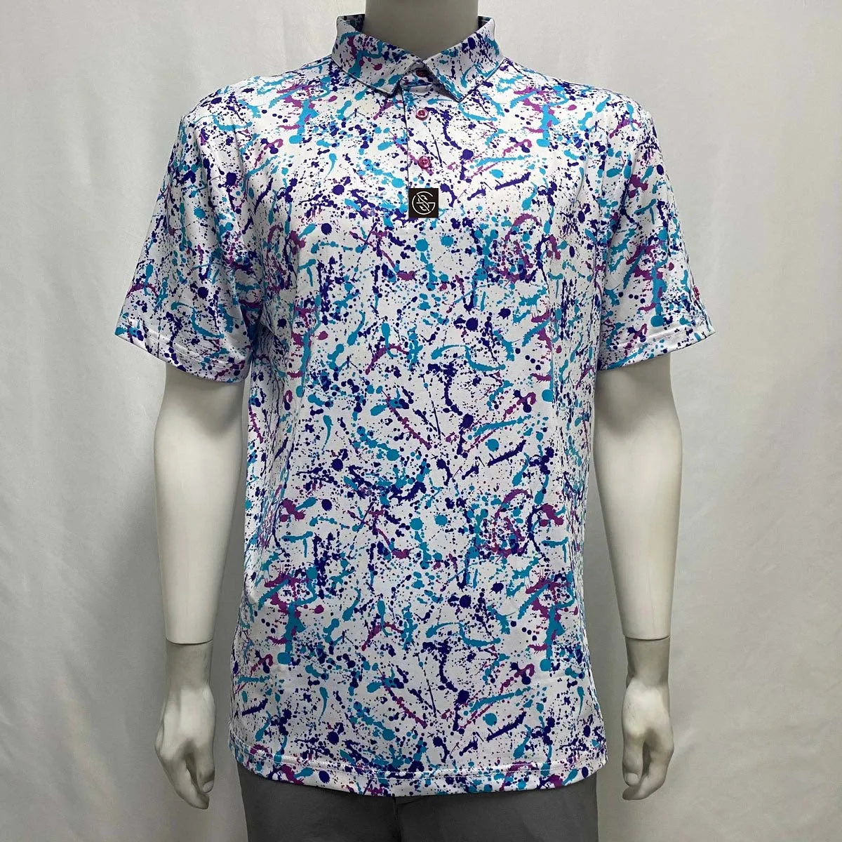 Paint Splatter Summer Polo