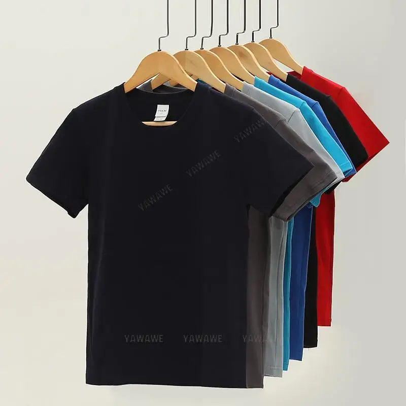 Cotton t shirts man brand tops